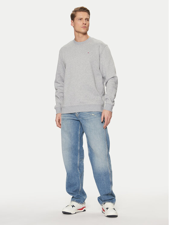 Tommy Jeans Tommy Jeans Džemperis DM0DM20741 Pilka Regular Fit