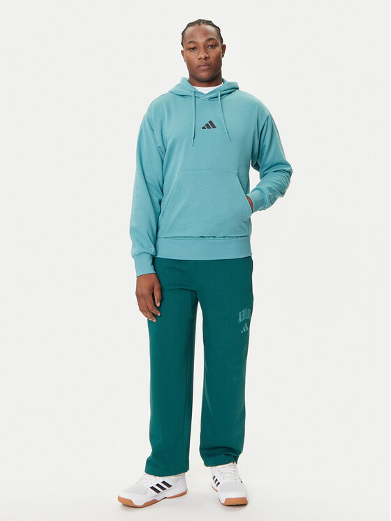 adidas adidas Felpa Essentials Feelcozy JX5659 Turchese Regular Fit