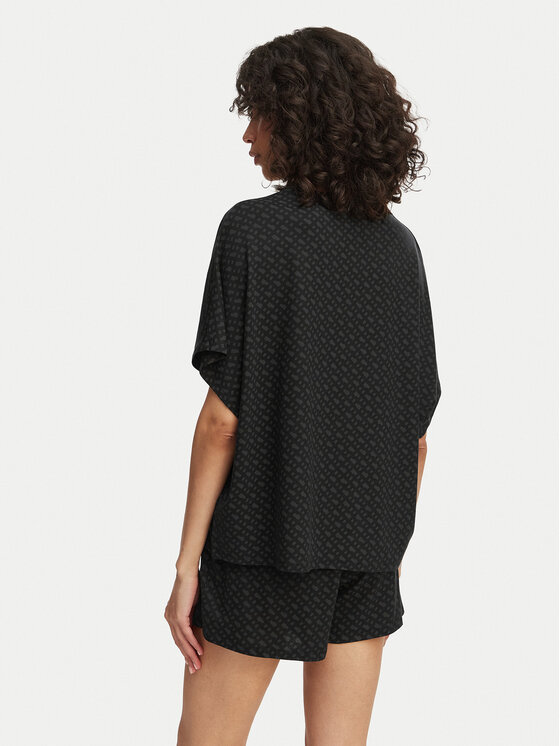 BOSS BOSS Pidžaamasärk 50561029 Must Oversize