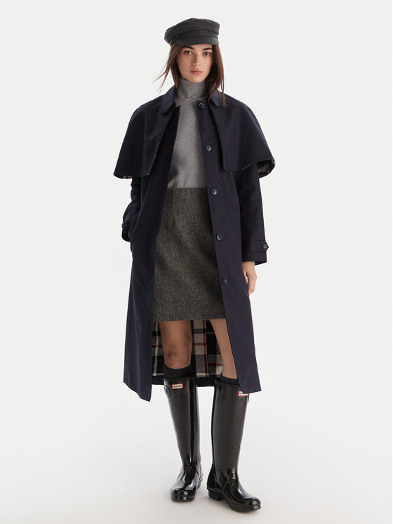 Hunter Hunter Καπαρτίνα Keltie HARW0014251 Σκούρο μπλε Regular Fit