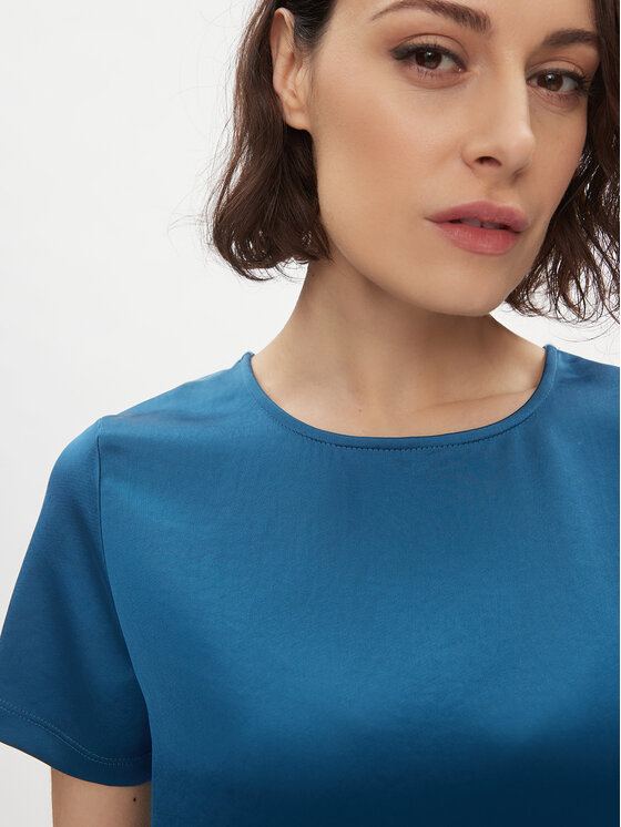 Weekend Max Mara Weekend Max Mara Blúzka Torres 2415941061 Modrá Regular Fit