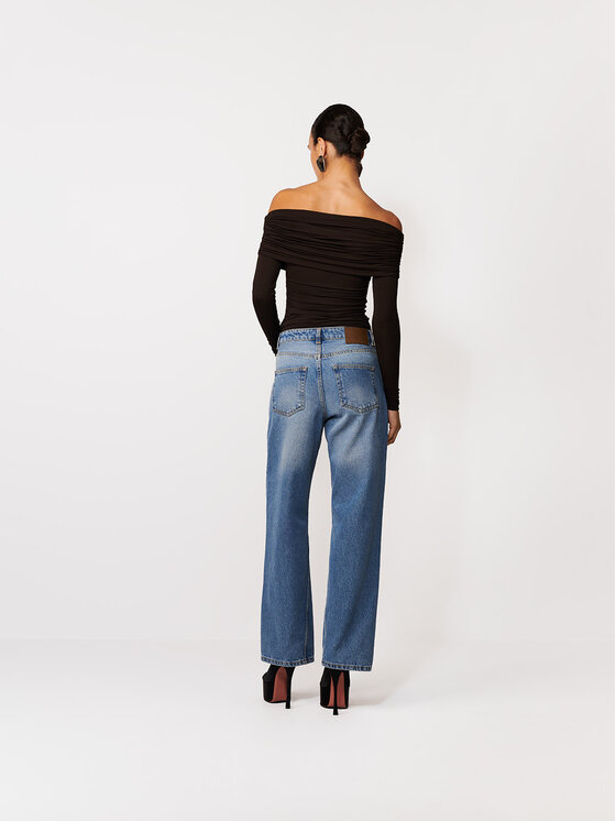 La Mania La Mania S dlouhým rukávem RIANN Hnědá Basic Fit