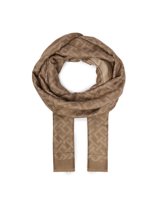 Tommy Hilfiger Tommy Hilfiger Шал Th Monologo AW0AW19115 Тъмнобежов