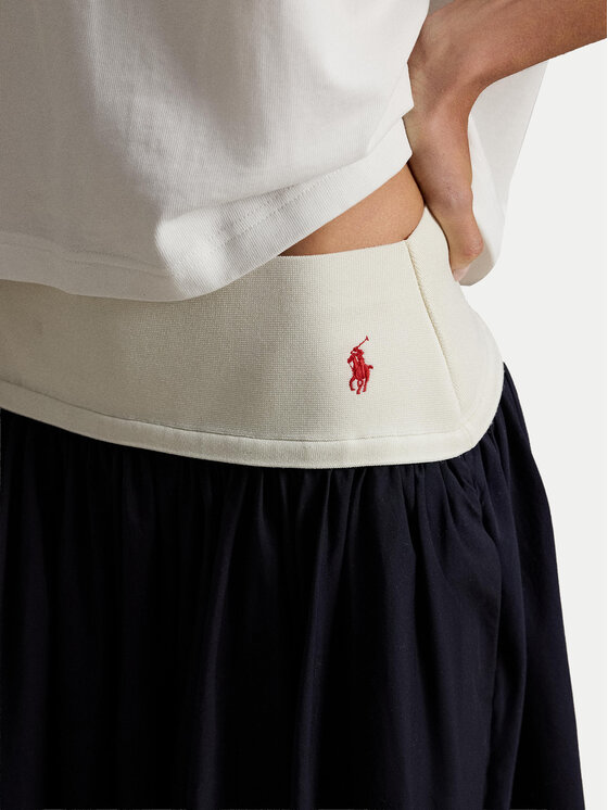 Polo Ralph Lauren Polo Ralph Lauren Trapezförmiger Rock 211A96329001 Dunkelblau Regular Fit