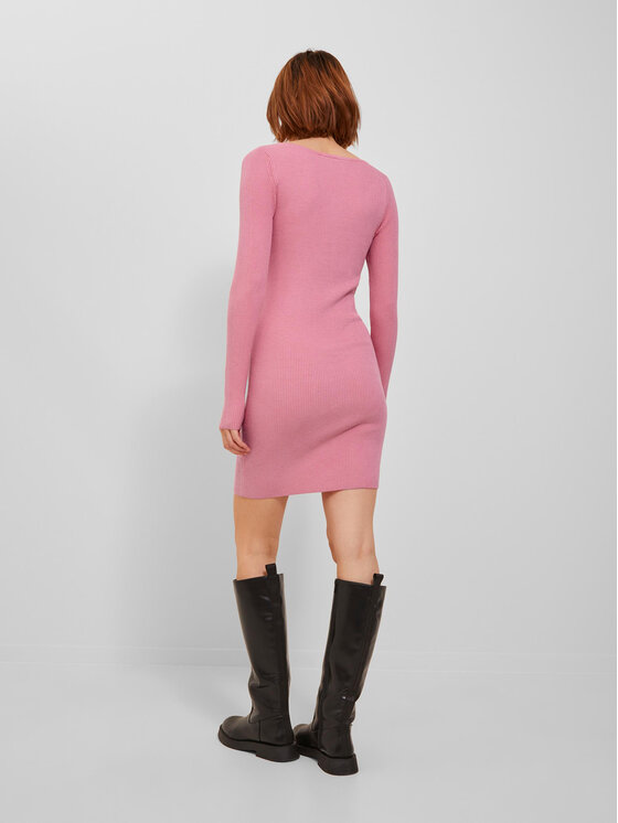 JJXX JJXX Strickkleid 12243111 Rosa Tight Fit