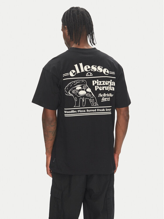 Ellesse Ellesse T-Shirt Canoci SHZ21847 Czarny Loose Fit