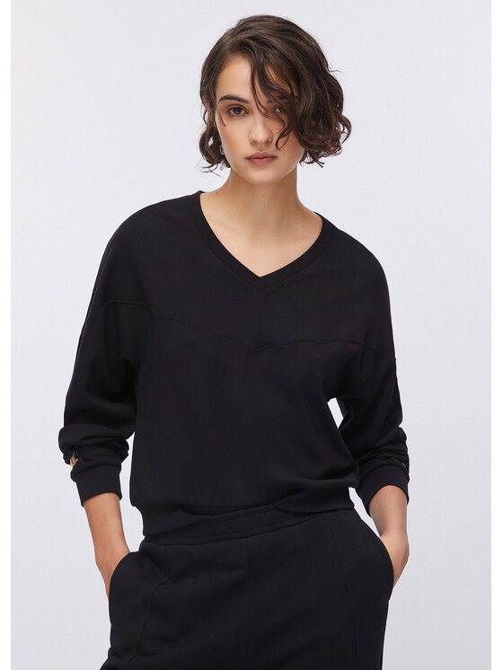 Liu Jo Liu Jo Felpa TA6242JS18222222 Nero Regular Fit