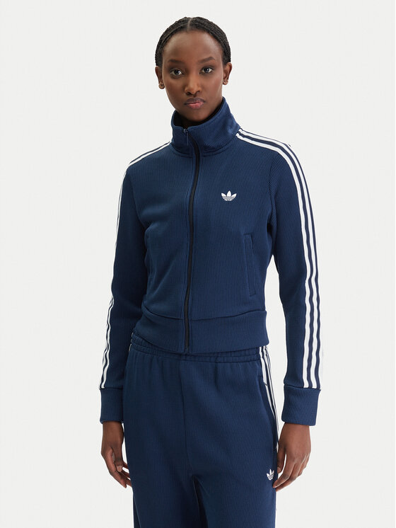adidas adidas Mikina Firebird adicolor JY2614 Tmavomodrá Regular Fit