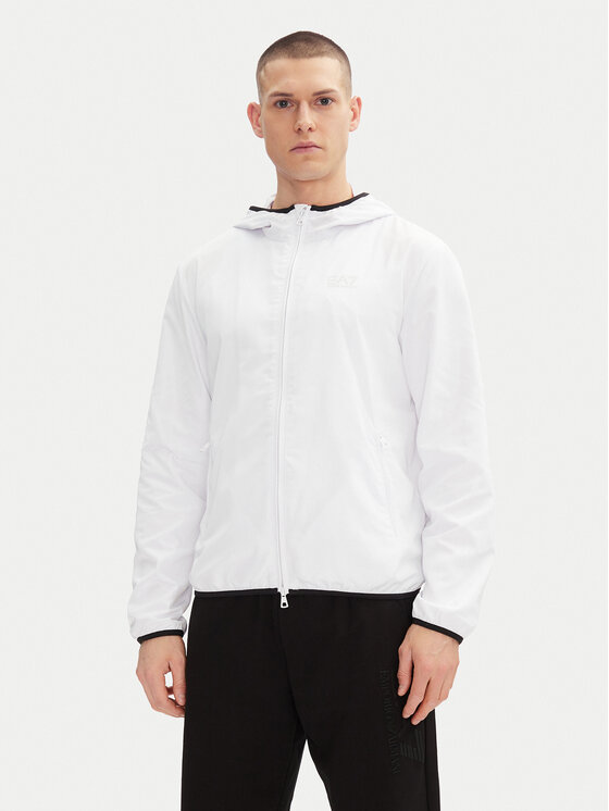 EA7 Emporio Armani Prechodná bunda 8NPB22 PNGRZ U0002 Biela Regular Fit