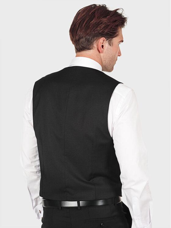 Evenemen Evenemen Kamizelka Vendella Czarny Slim Fit