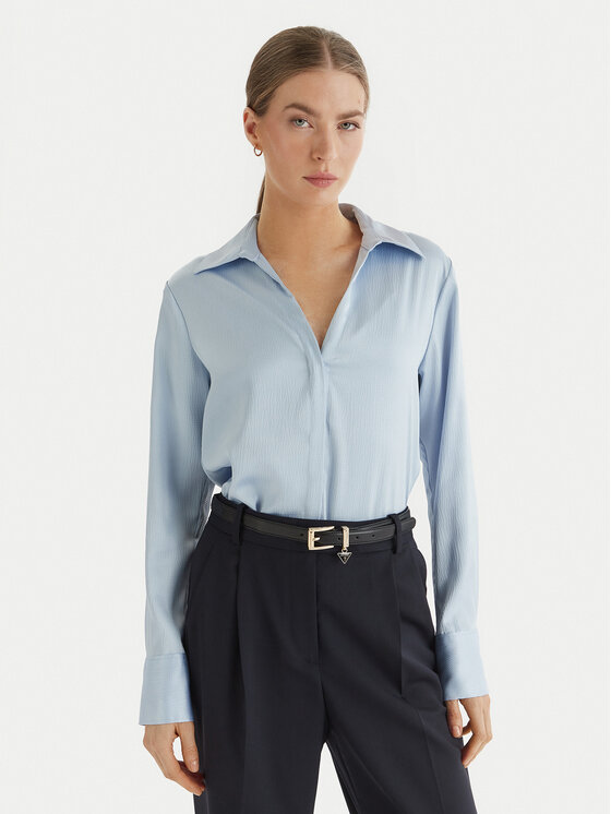 Calvin Klein Cămașă LV044F129G Albastru celest Regular Fit