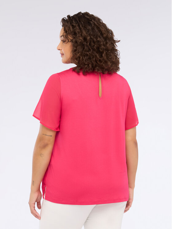 Fiorella Rubino Fiorella Rubino T-shirt G00HL008725N019 Rosa A-Line Fit