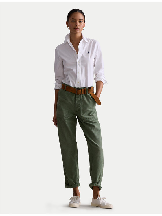 Polo Ralph Lauren Polo Ralph Lauren Särk 211941509002 Valge Slim Fit