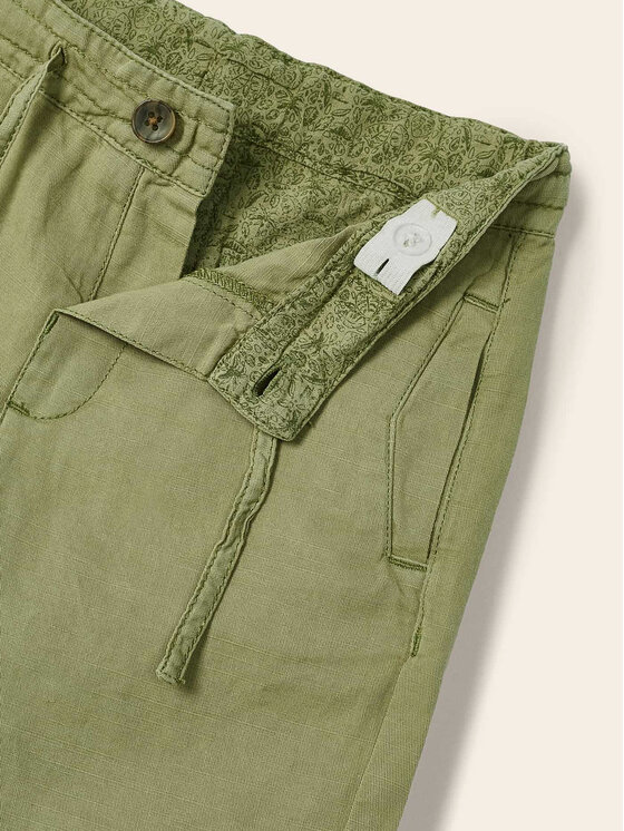 Mayoral Mayoral Шорти з тканини 3221 Зелений Regular Fit