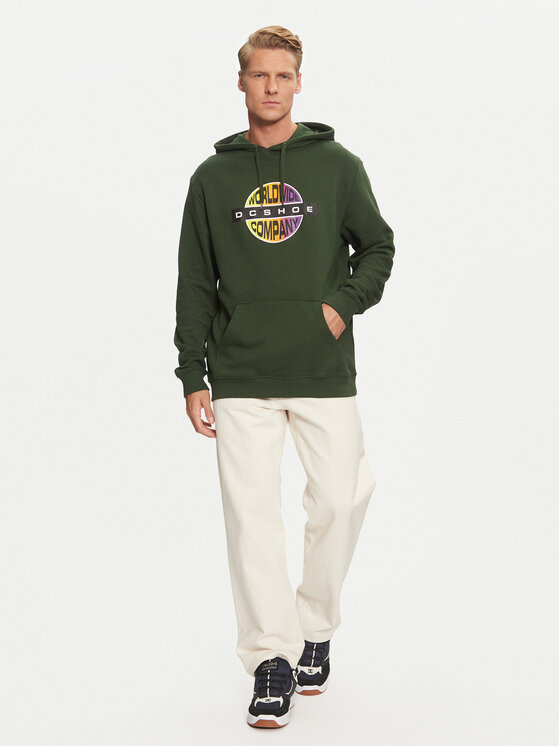 DC DC Sweatshirt Core ADYSF03137 Grün Regular Fit