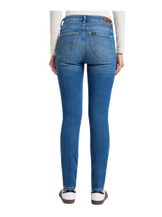 Lee Lee Jeansy 112355545 Niebieski Skinny Fit