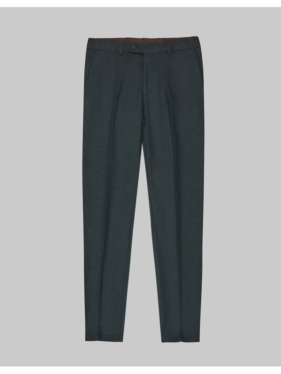 Borgio Borgio Spodnie garniturowe foresta Zielony Super Slim Fit