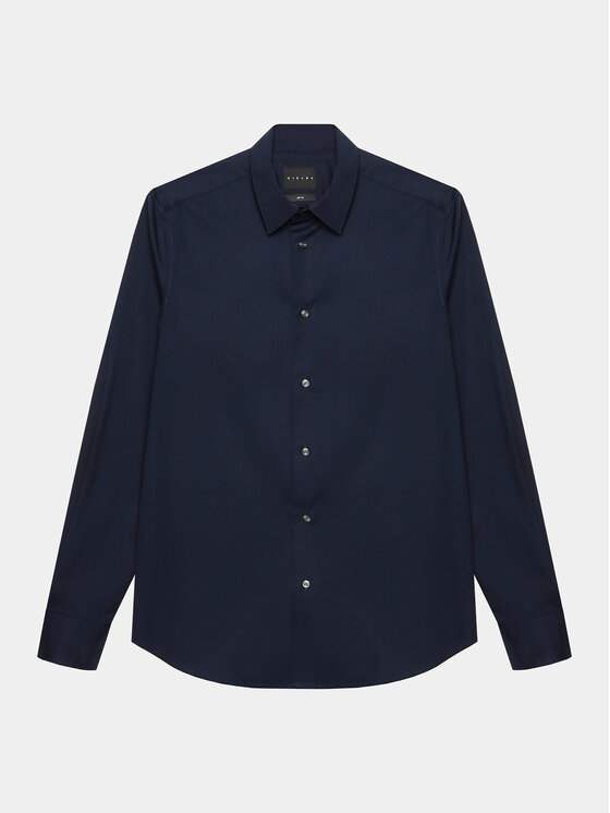 Sisley Sisley Cămașă 5CNX5QL19 Bleumarin Slim Fit