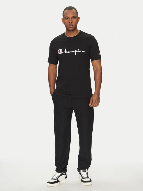 Champion Champion T-shirt 221621 Crna Standard Fit