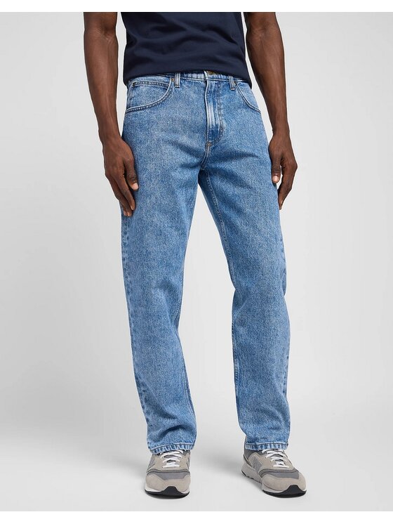 Lee Lee Jeansy Oscar Niebieski Loose Fit