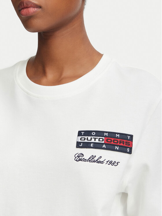 Tommy Jeans Tommy Jeans Μπλουζάκι DW0DW23807 Λευκό Relaxed Fit