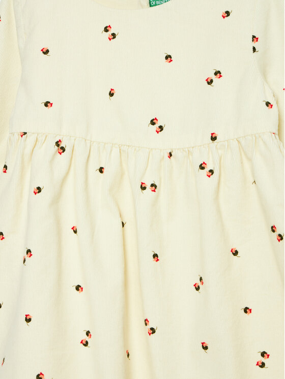 United Colors Of Benetton United Colors Of Benetton Vsakodnevna obleka 40CYGV020 Bež Regular Fit