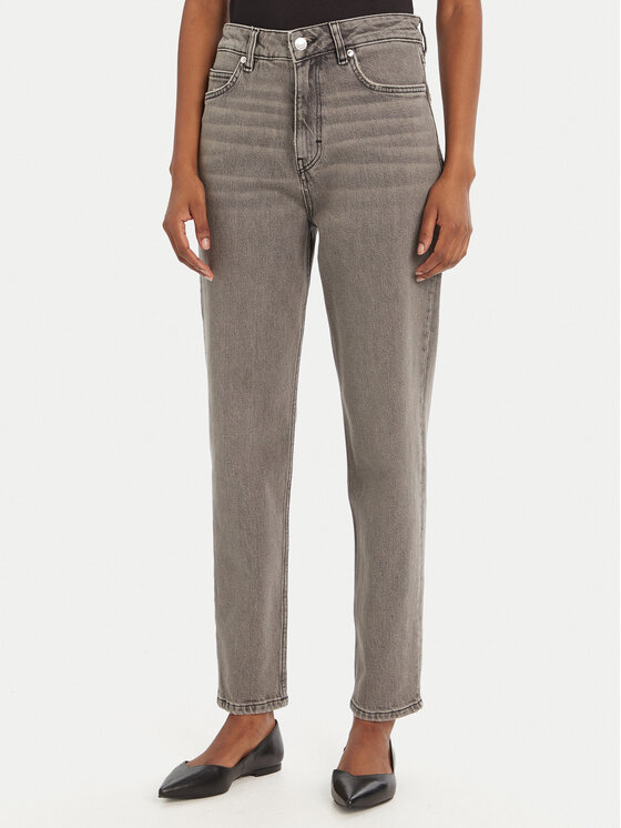 HUGO HUGO Jeansy 50544798 Šedá Straight Fit