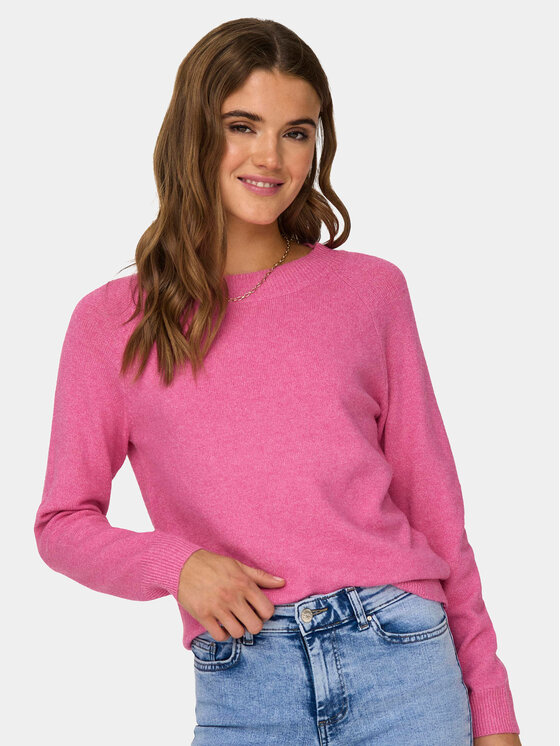 ONLY ONLY Svetr Rica 15204279 Růžová Regular Fit