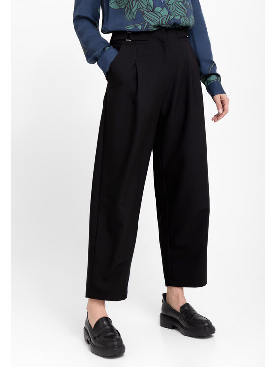Volcano Volcano Spodnie damskie R-ISUMA Czarny Regular Fit