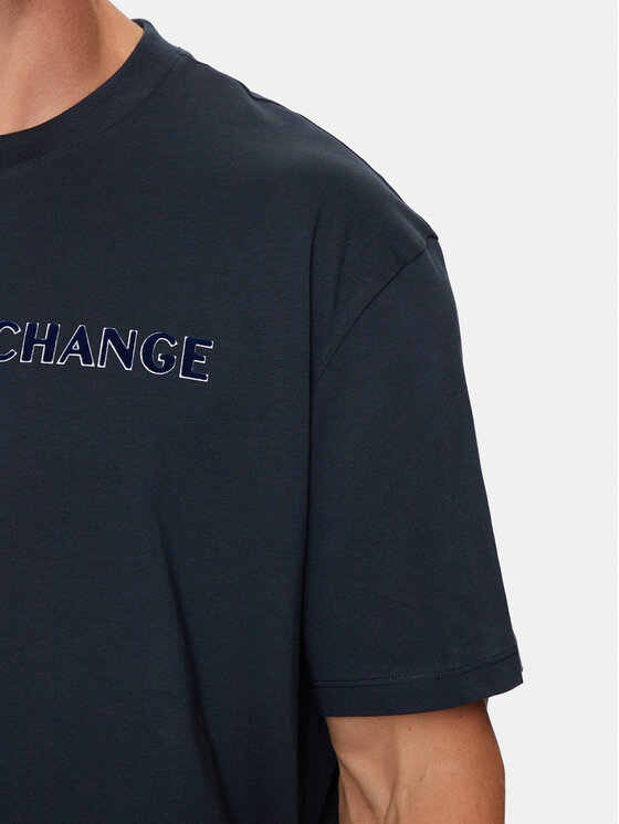 Armani Exchange Armani Exchange Marškinėliai 6DZTBD ZJ3VZ 1510 Tamsiai mėlyna Regular Fit