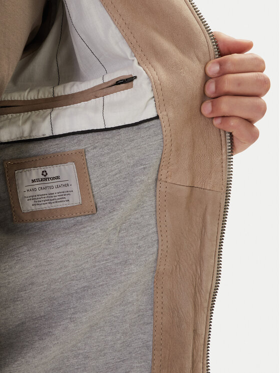 Milestone Milestone Prijelazna jakna Rivoli 612205 60785 Bež Regular Fit