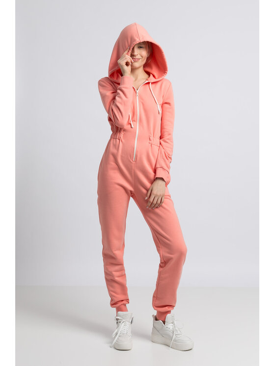 LaLupa LaLupa Kombinezon LA059 Pomarańczowy Comfortable Fit