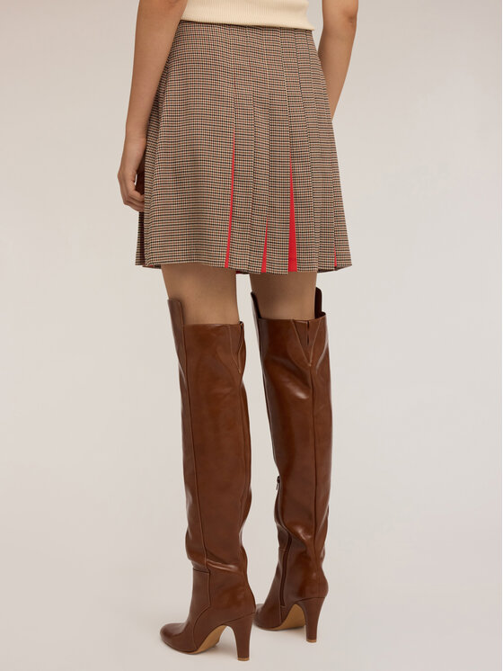 Motivi Motivi Gonna midi 1264Q001126N0V2 Marrone A-Line Fit