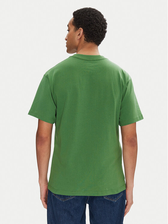 Vans Vans T-Shirt Left Chest II VN000P1P Zielony Loose Fit