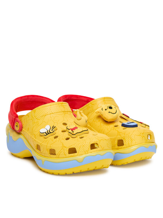 Crocs Crocs Şlapi Disney Winnie The Pooh Classic Platform Clog 211092 Galben