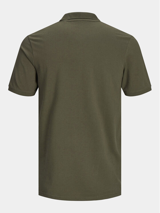 Jack & Jones Jack & Jones Polo Basic 12136516 Zielony Slim Fit