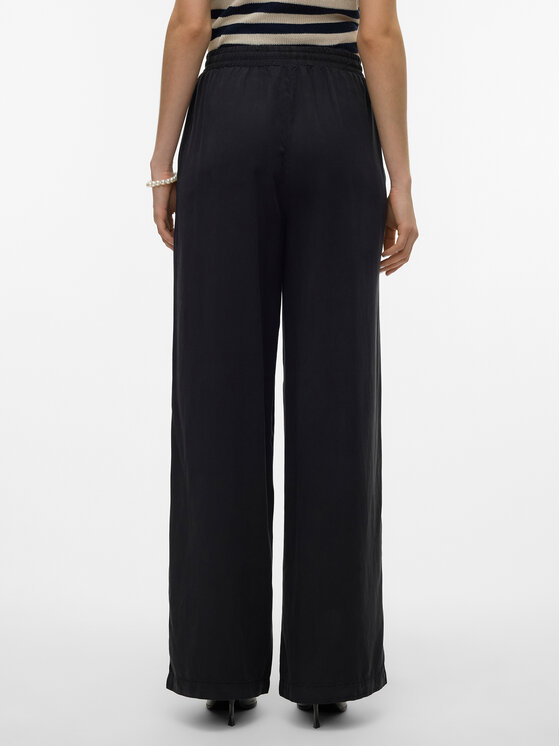 Vero Moda Vero Moda Spodnie materiałowe Bree 10304898 Czarny Loose Fit