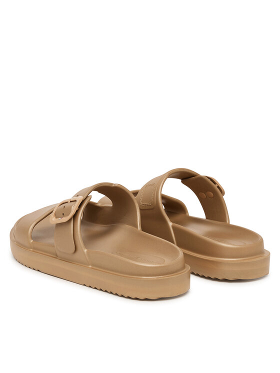 Tommy Hilfiger Tommy Hilfiger Παντόφλες Double Strap FW0FW09114 Μπεζ