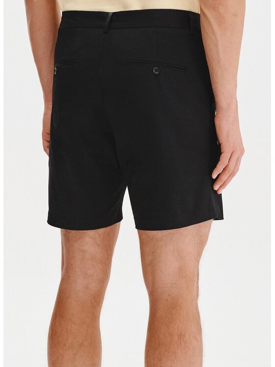 Pako Lorente Pako Lorente Szorty materiałowe P25SF-WS-006 Czarny Regular Fit