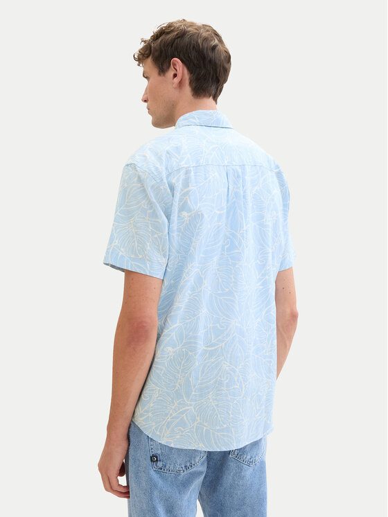 Tom Tailor Denim Tom Tailor Denim Koszula 1040161 Błękitny Relaxed Fit