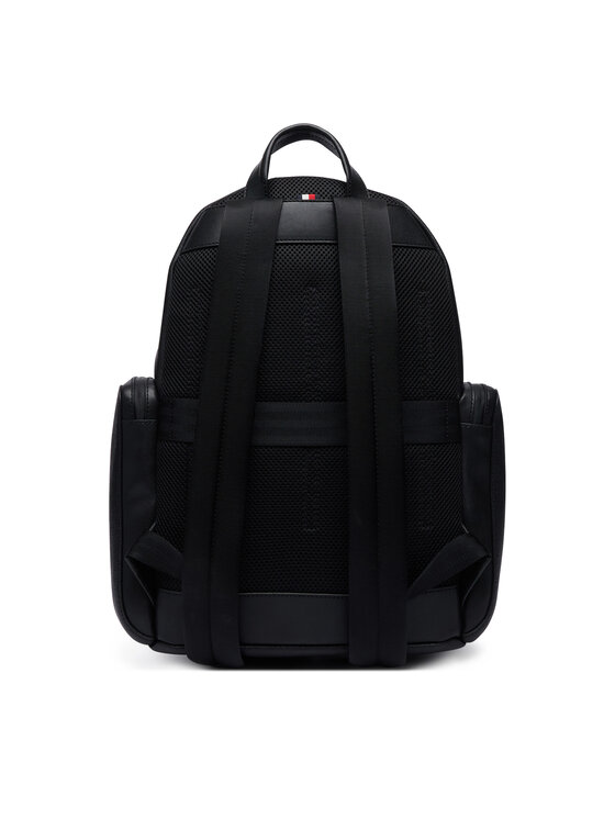 Tommy Hilfiger Tommy Hilfiger Rucksack Th Business Leather Backpack AM0AM14684 Schwarz