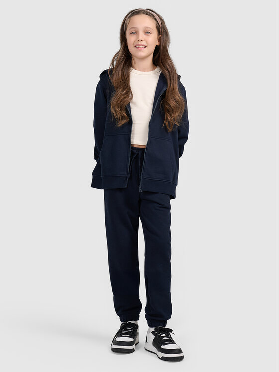 4F 4F Bluza BASIC+ Granatowy Oversize