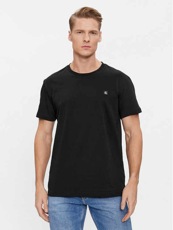 Calvin Klein Jeans Calvin Klein Jeans Marškinėliai J30J325268 Juoda Regular Fit