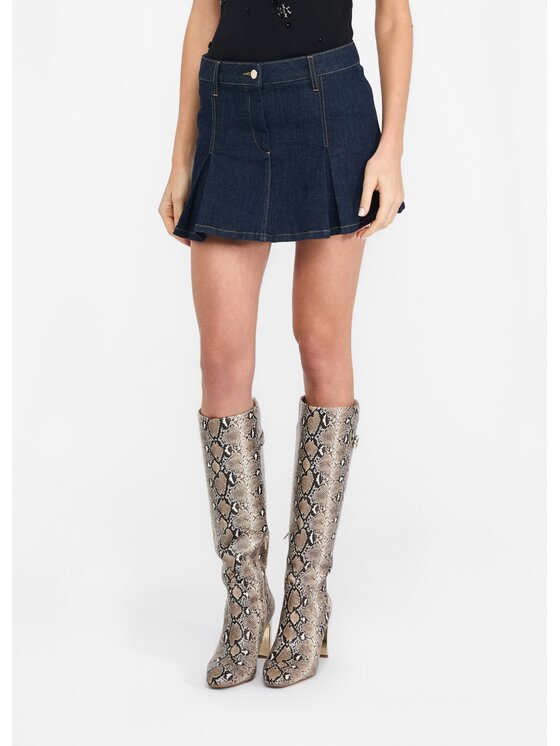 Liu Jo Liu Jo Minigonna UF5182D492577000 Celeste Regular Fit