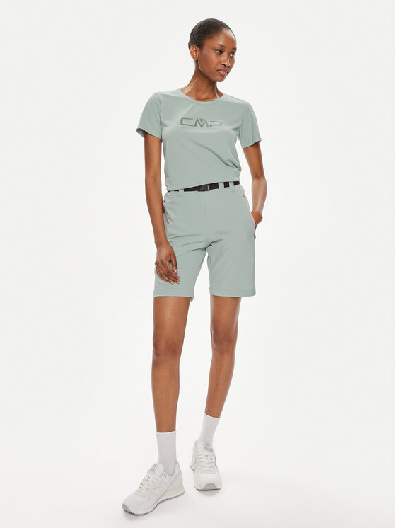 CMP CMP Sportske kratke hlače 3T51146 Zelena Regular Fit