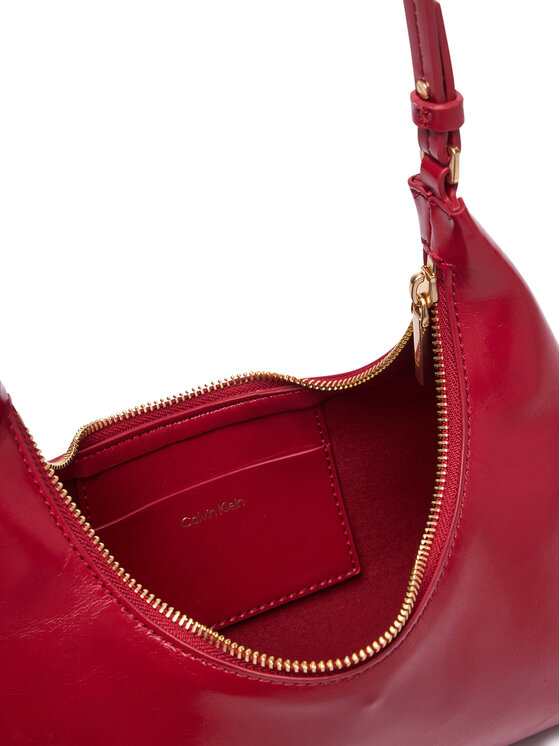 Calvin Klein Calvin Klein Geantă Foil Logo Glossy Conv Shoulder B LV04F3737G Roșu