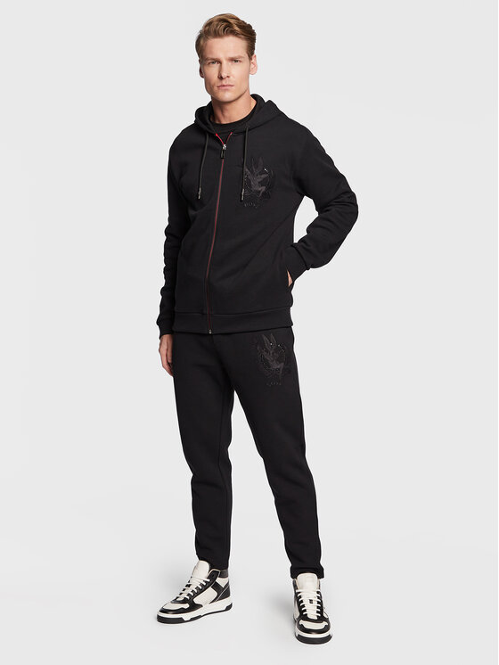 Felpa Saggy Lunar 50483821 Nero Regular Fit
