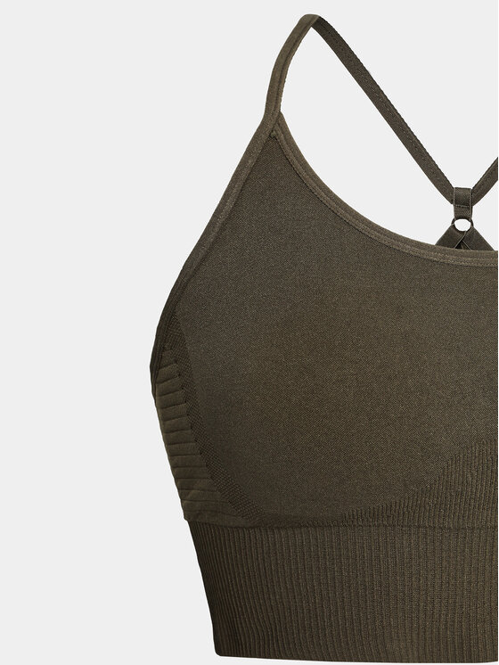 Athlecia Athlecia Спортивний бюстгальтер Foan W Seamless Bra EA203440 Зелений