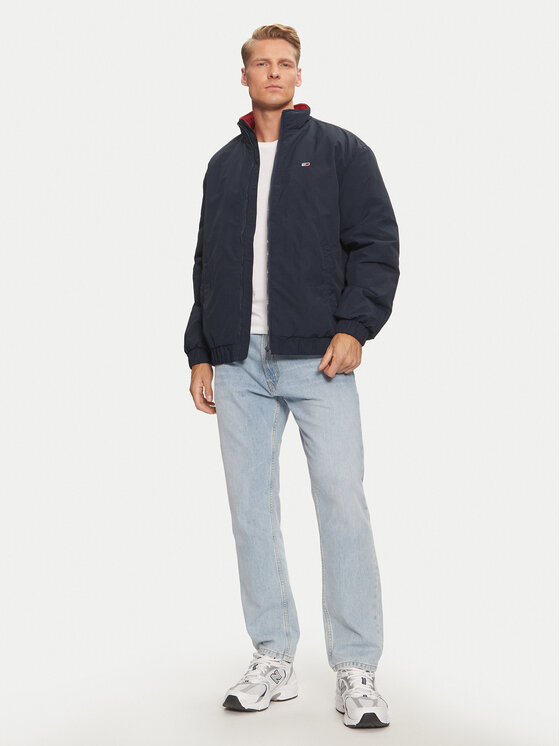 Tommy Jeans Tommy Jeans Kevad-sügis jope Essential DM0DM19661 Tumesinine Relaxed Fit