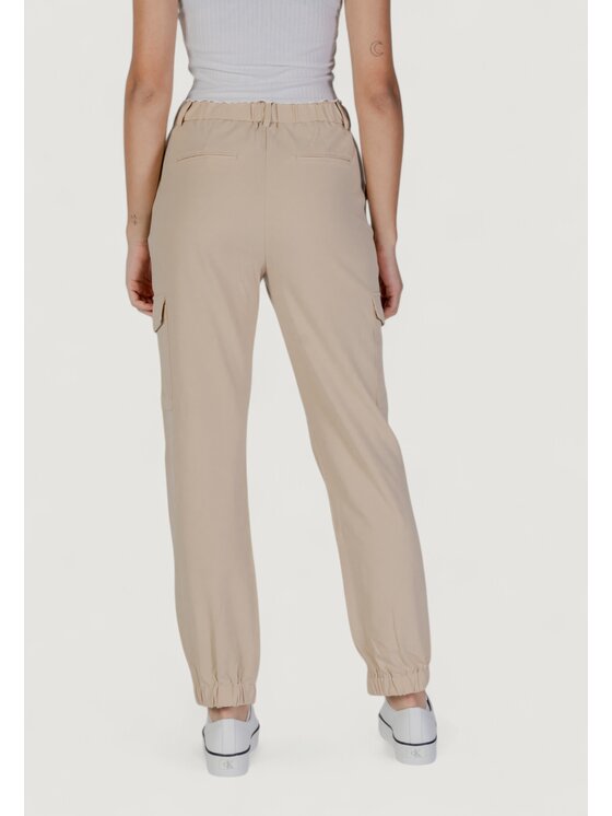 b.young b.young Pantaloni da donna BYDANTA CARGO PANTS Beige Cargo Fit